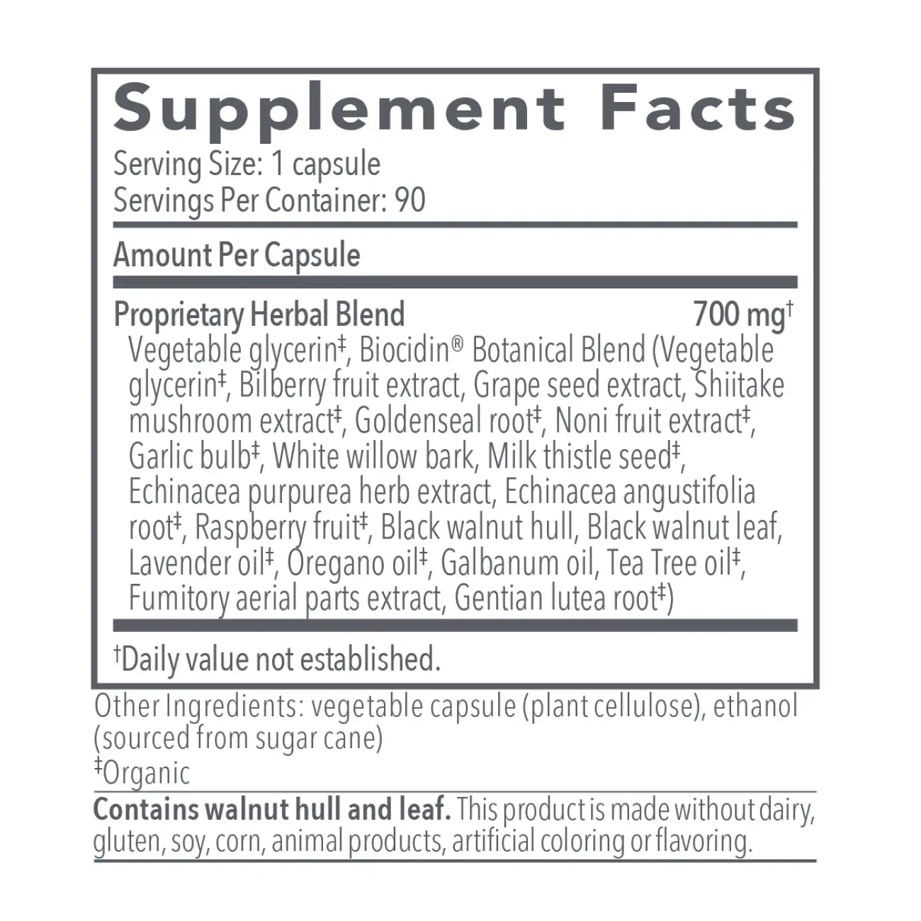 Biocidin Broad-Spectrum Liquid Capsules