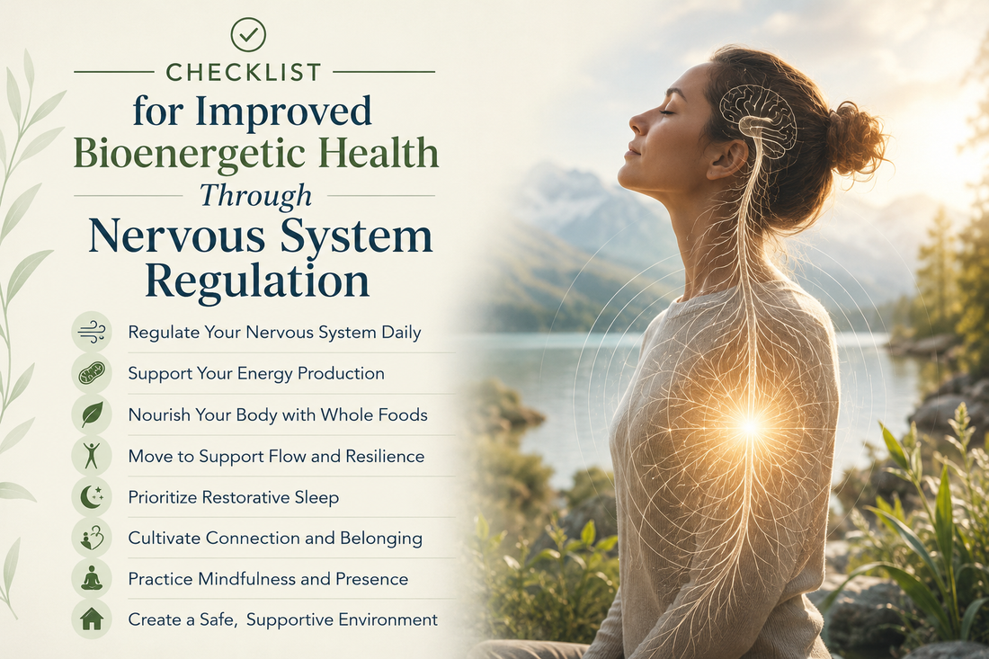 Checklist for Improved Bioenergetic Health Through Nervous System Regulation